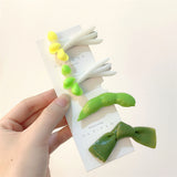 Acrylic Vegetable Girl Hairpin Decoration