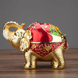 Household Vertical Auspicious Elephant Stainless Steel Ashtray