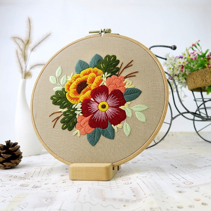 Lu Embroidery Hanging Painting Handmade Embroidery Material Package-13