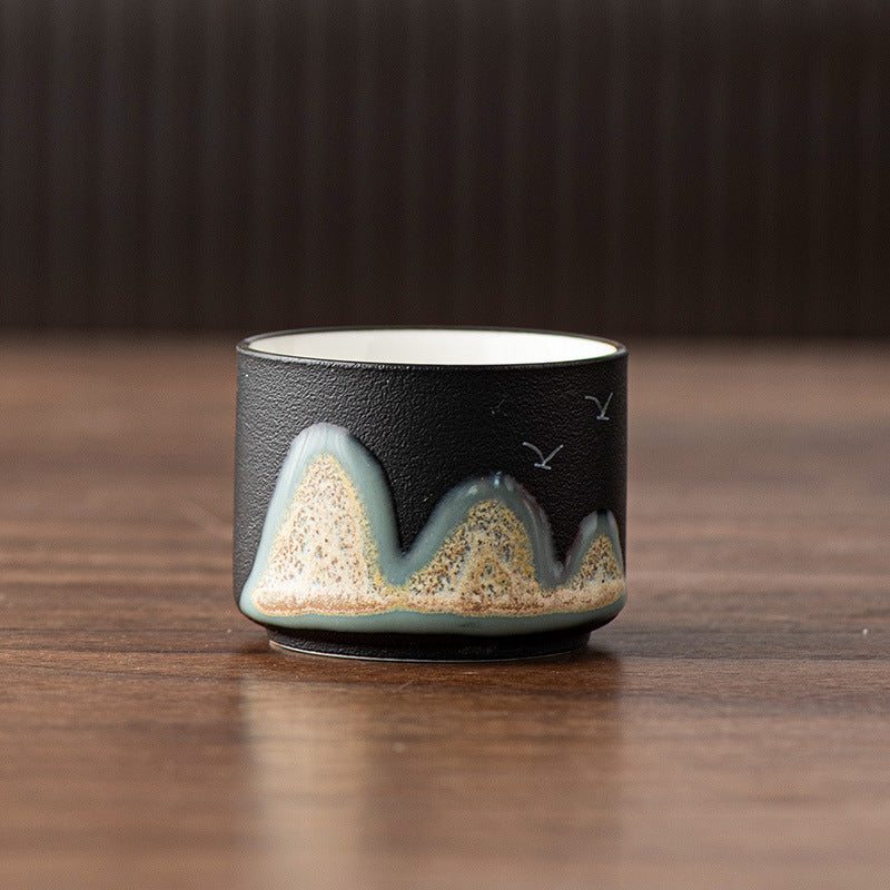 Hand-painted Ceramic Cup Thousand-li Landscape Creative Gift Tea Set Tea Cup