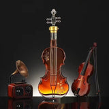 Violin Style Glass Wine Bottle