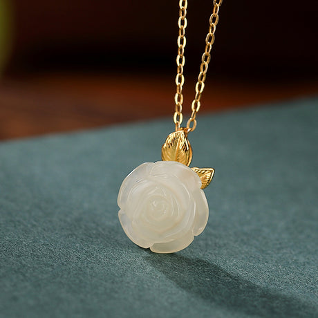 Natural Hetian Jade Qingyu Ring