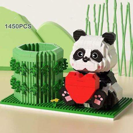 Bamboo Panda Small Building Blocks Assembly Toys-2