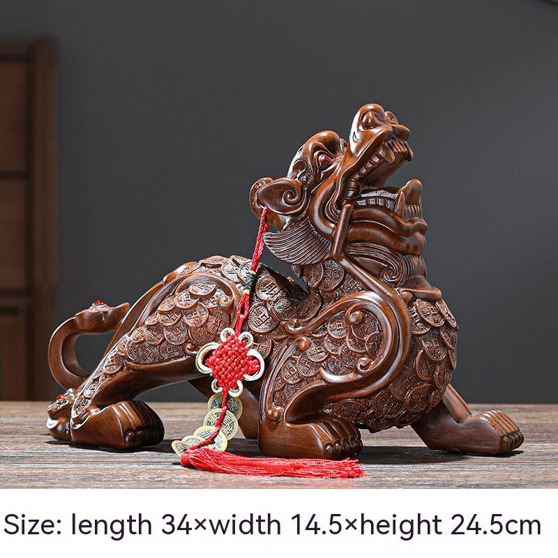 Decoration A Pair Bringing Fortune Feng Shui Living Room Entrance Shop Office Decorations