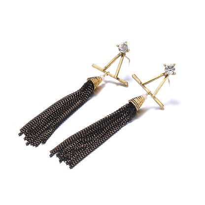 Fashion Earrings Women Long Tassel Earrings