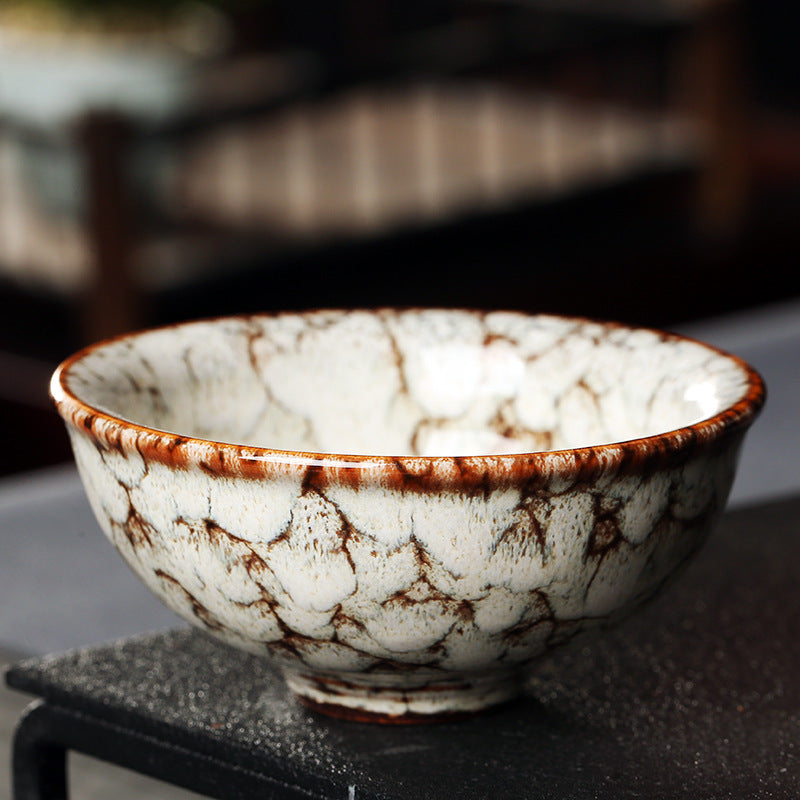 Chawan Kiln Becomes Single Cup Master Bowl Cup Home Tea Cup-10