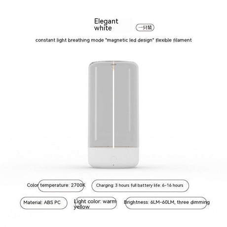 New Rechargeable Portable LED Camping Night Light Creative Atmosphere Light