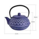 Colored Enamel Pig Iron Teapot