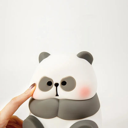 Creative and Fashionable Panda Shaped Silicone Night Light-3