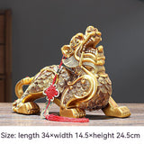 Decoration A Pair Bringing Fortune Feng Shui Living Room Entrance Shop Office Decorations