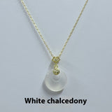 S925 Sterling Silber Fu Charakter Hetian Jade Friedensschnalle Halskette