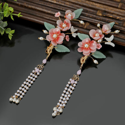 Tassel Step Shake Hairpin Ancient Style Super Immortal Hair Crown Hair Comb Edge Clip