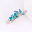 Women's Hair Accessories Rose Flower Rhinestone Hair Cards-3