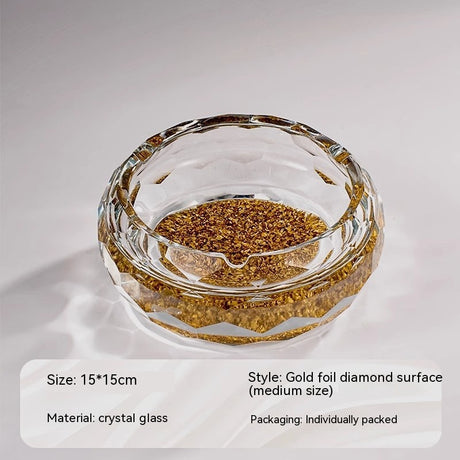 High End Luxury Crystal Glass Ashtray