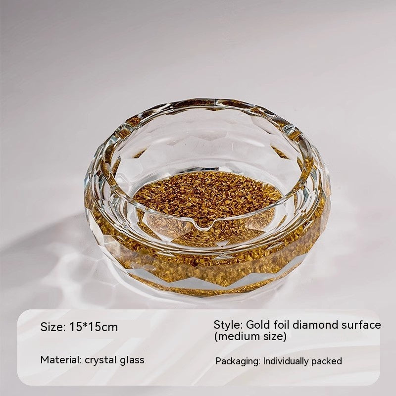 High End Luxury Crystal Glass Ashtray