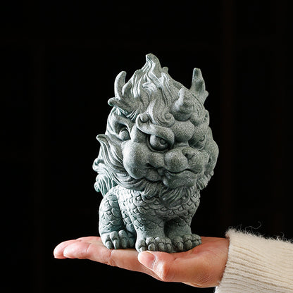 Home Creative Stone Lion House Decorations Ornaments