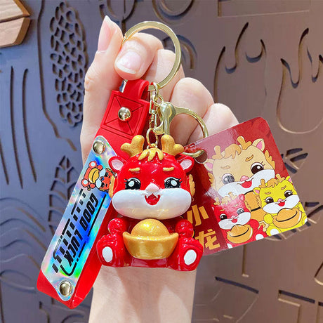 Creative Fashion Small Dragon Chinese New Year Keychain-5