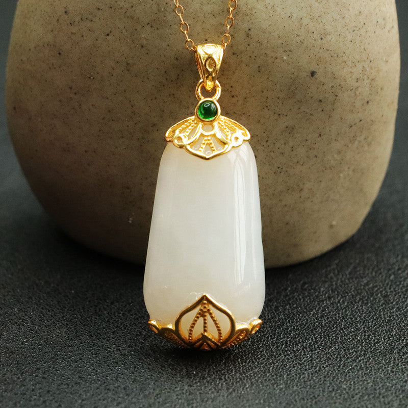 Modepersönlichkeit natürlicher Hetian Jade Anhänger