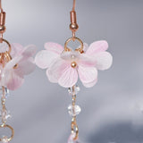 Guofeng New Chinese Style Glass Earrings