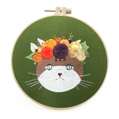 Cartoon Cat Series 3D Embroidery Material Package-4