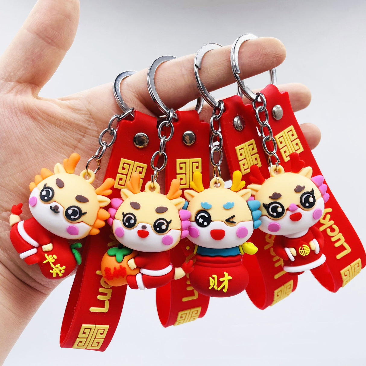 Creative Cartoon Cute Dragon Year Keychain Pendant