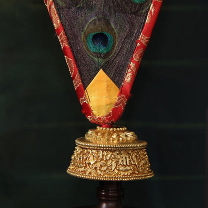 Tibetan Cultural Relic Wenba Fan