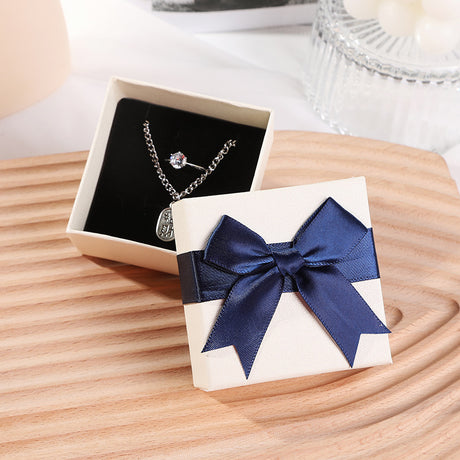 Bow Necklace Earrings Packaging Gift Box