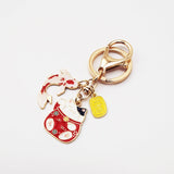 Creative Gift Alloy Lucky Cat Koi Car Pendant Keychain-2