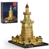 Building Block Alexandria Lighthouse LED Lighting Building Puzzle Toy