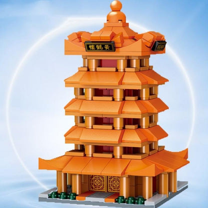 Chinese Traditional Tower Building Model Building Blocks Toys-3