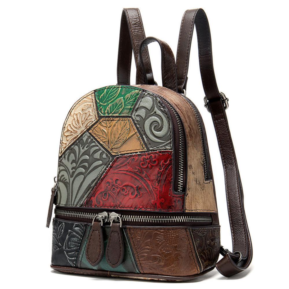 Personalized Fashion Leather Backpack Casual Backpack