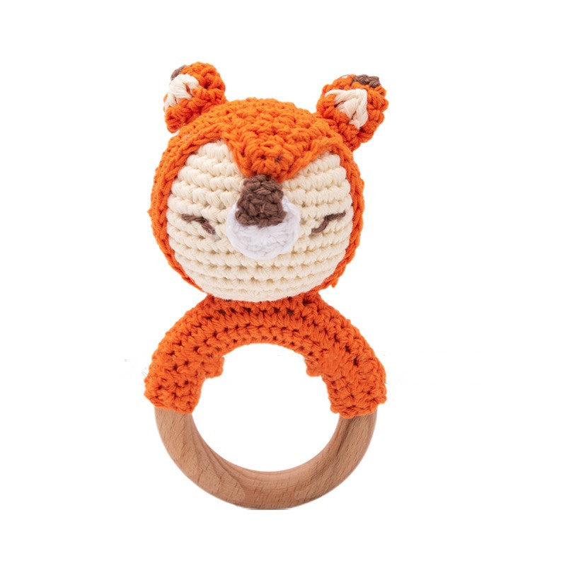 Gestrickte Tierrasseln Puppen Beruhigendes Babyspielzeug