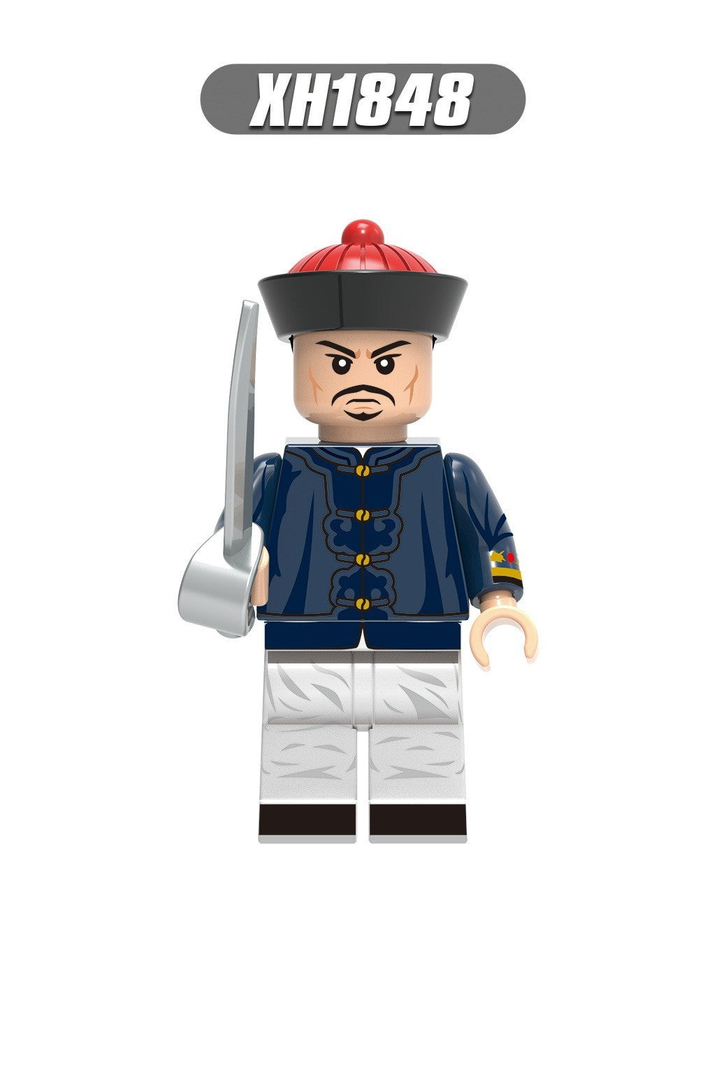 Officials and Soldiers Attendant Building Block Toy Decoration-9