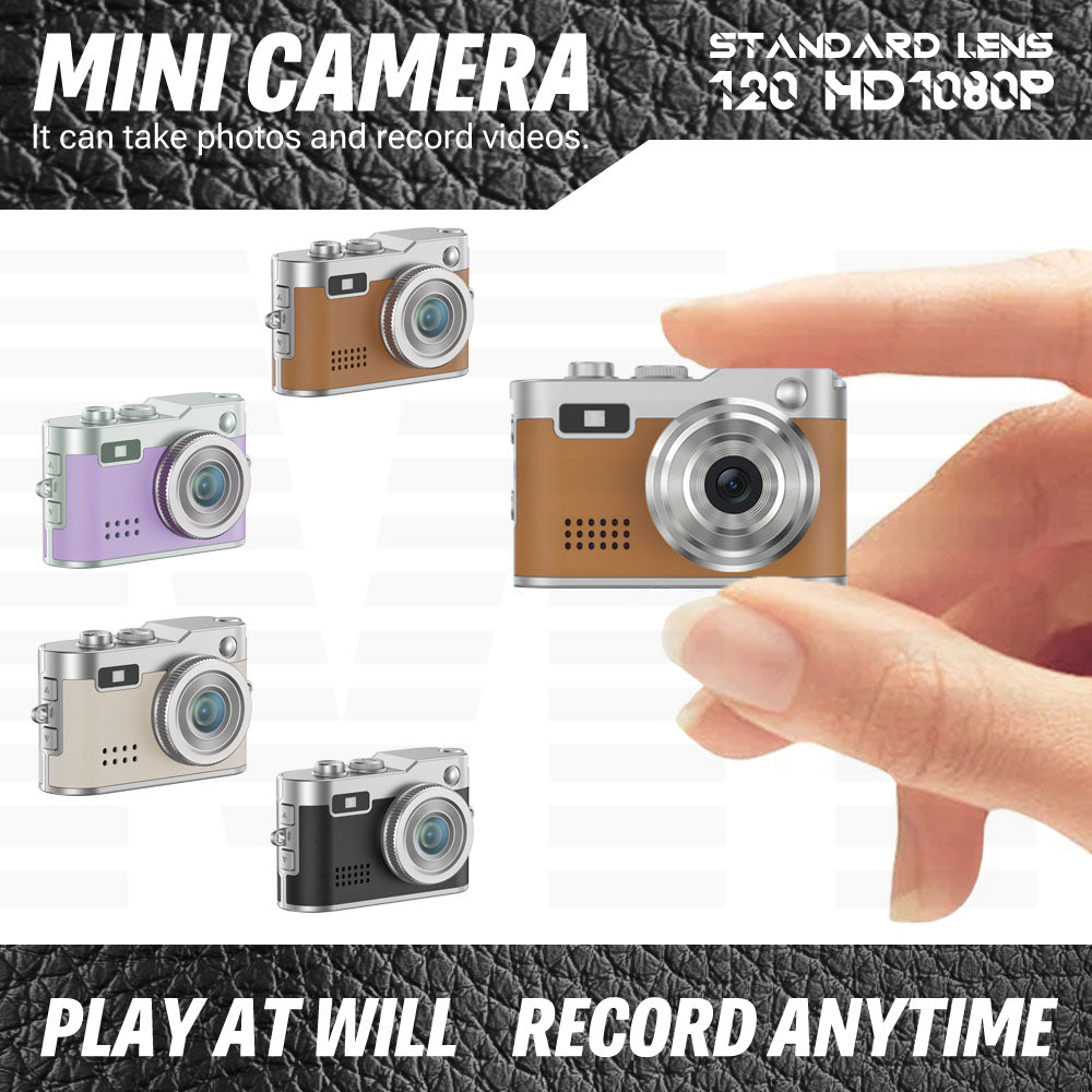 Retro Mini Digital Camera 1080p Portable Creative Gift-3