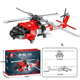 Military Models Fighter Assembling Building Blocks Toy