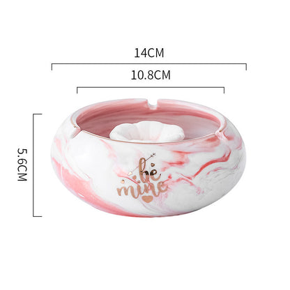 Personality Trend Ceramic Ashtray Creative Home