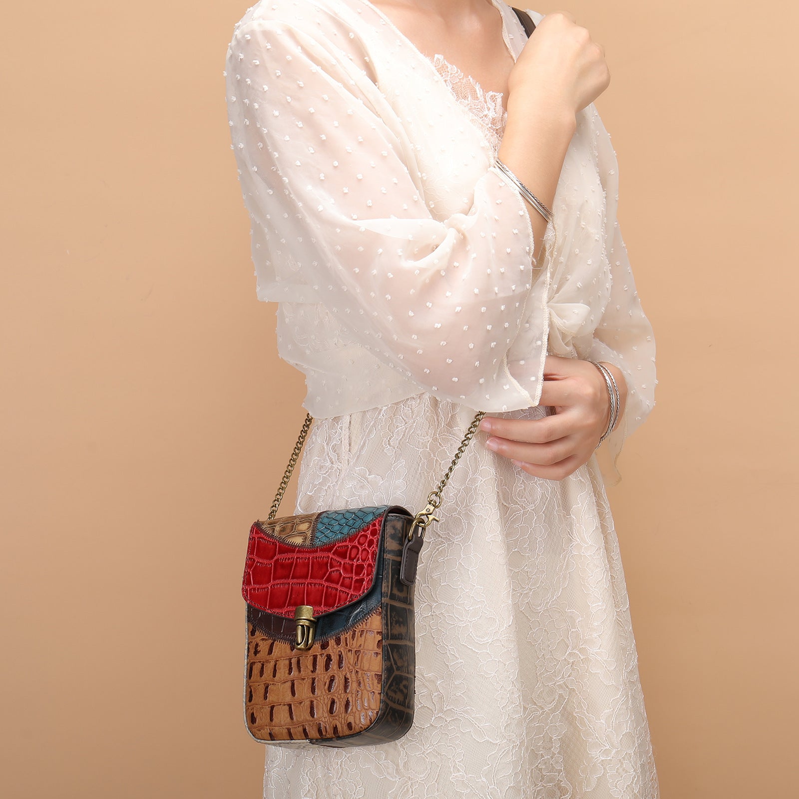 Neue Ladies Ethnic Style One-Shoulder Messenger Bag