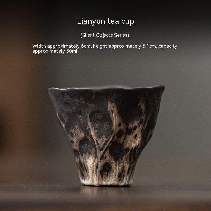 Lotus Rhyme Stoneware Lotus Teacup