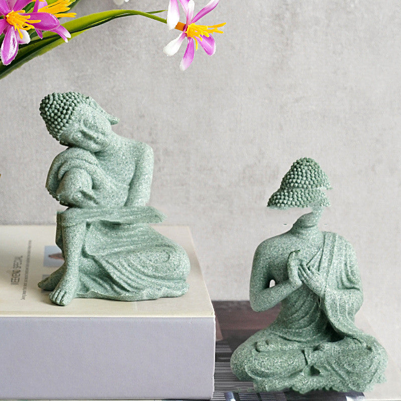 Neues chinesisches Stein Buddha Crafts Creative Orament Home Decor