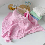Plain Color All Cotton 6-layer Gauze Bubble Cotton Children's Quilts