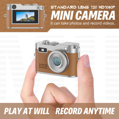 Retro Mini Digital Camera 1080p Portable Creative Gift-4