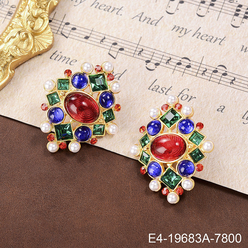 Retro Chinese Style Earrings High Court