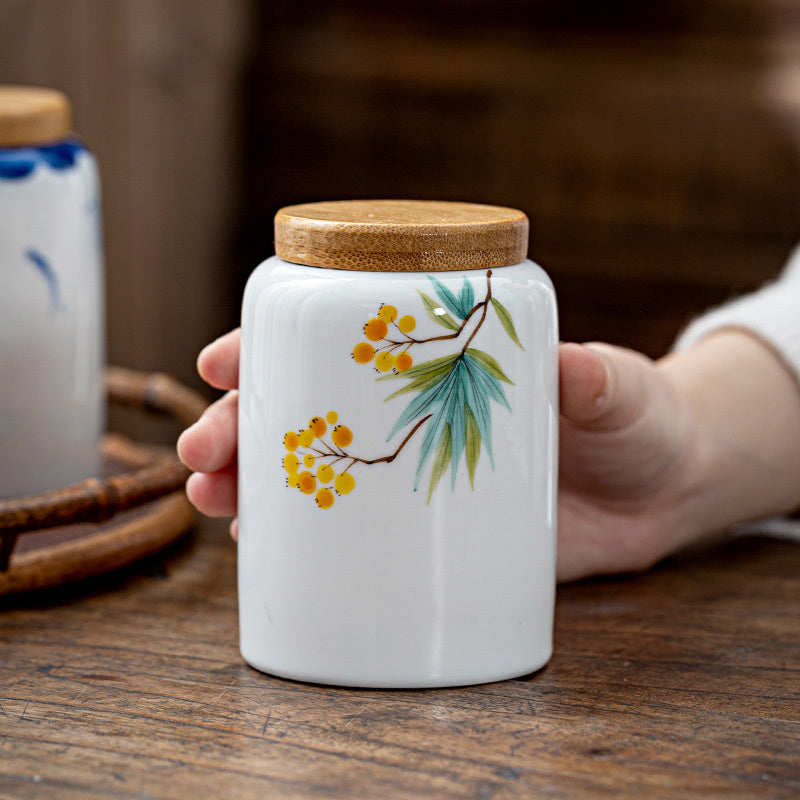 Household Hand Painted Ceramic Tea Pot-5