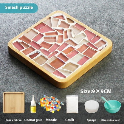 Mosaic Coaster Diy Material Package