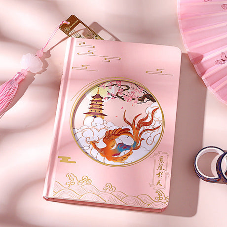 Creative Phoenix Koi Hardcover Notebook Set Gift Box-2