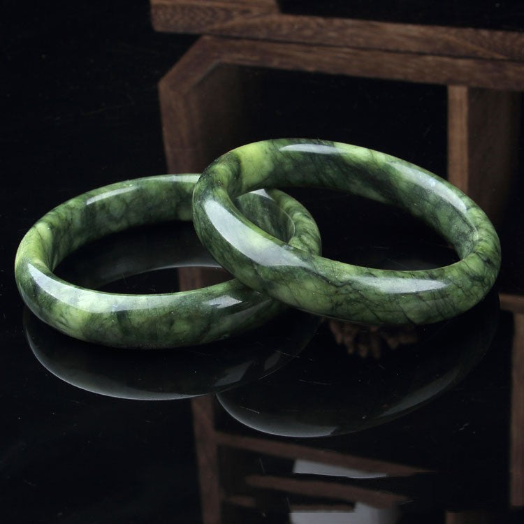 Natural Jade Muster Armband Chinesischer Stil