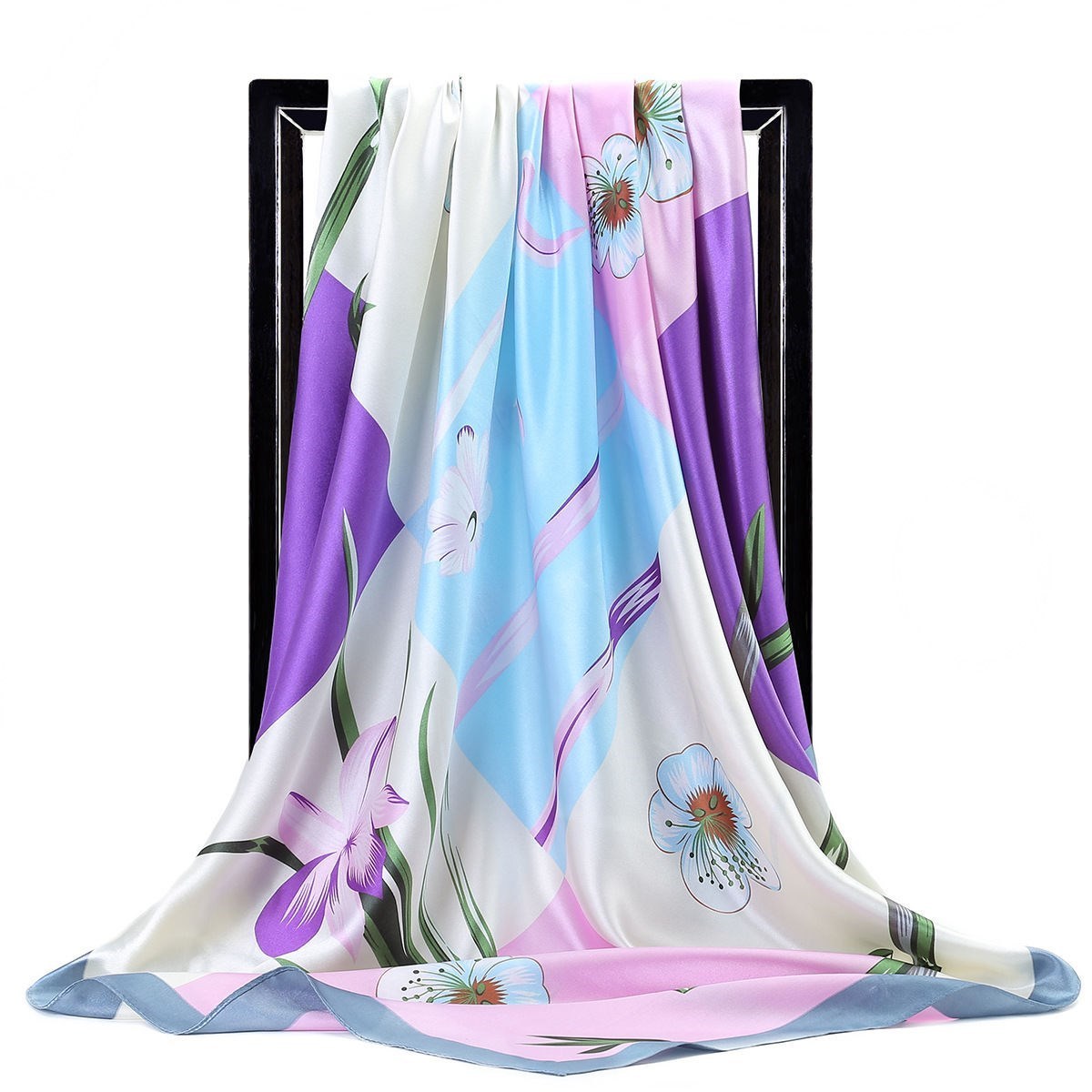 Large Square Scarf Simulation Silk Scarf Shawl All-match Scarf