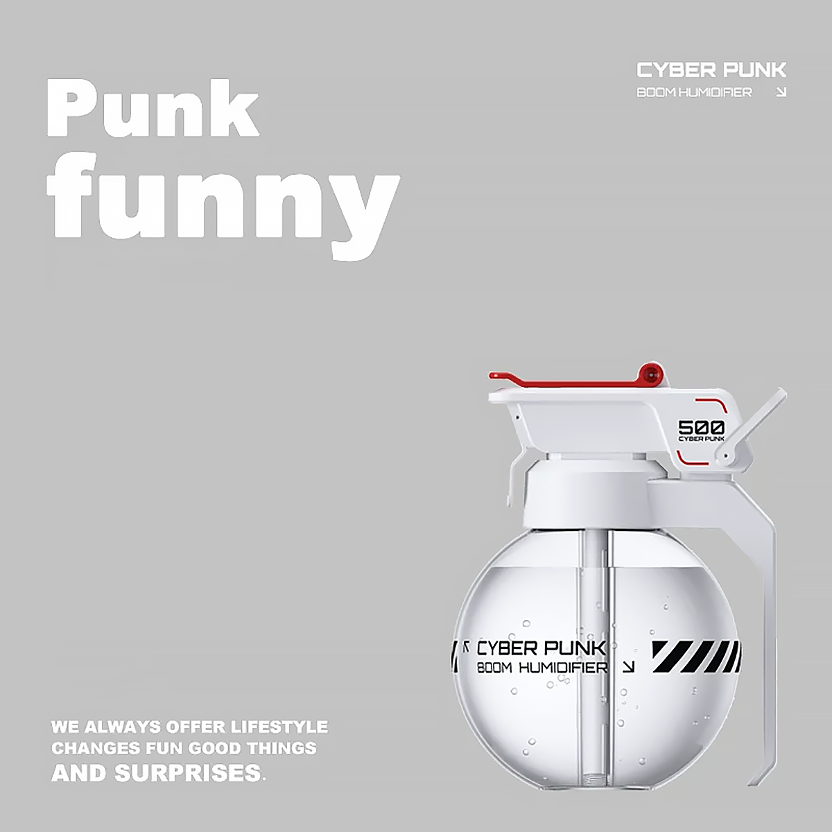 Cyberpunk Humidifier: A Surprise Graduation Gift and Creative Birthday Gift