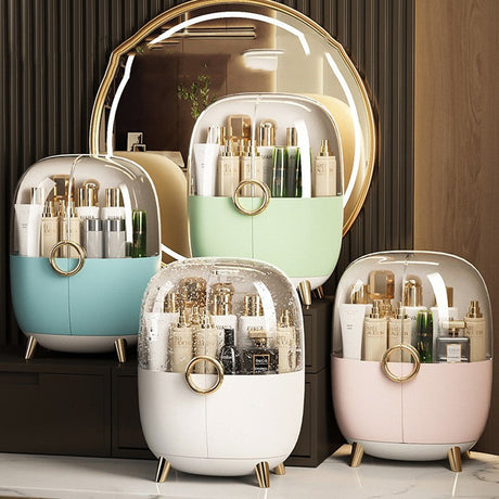 Light Luxury Desktop Macaron Color Cosmetics Storage Box-1