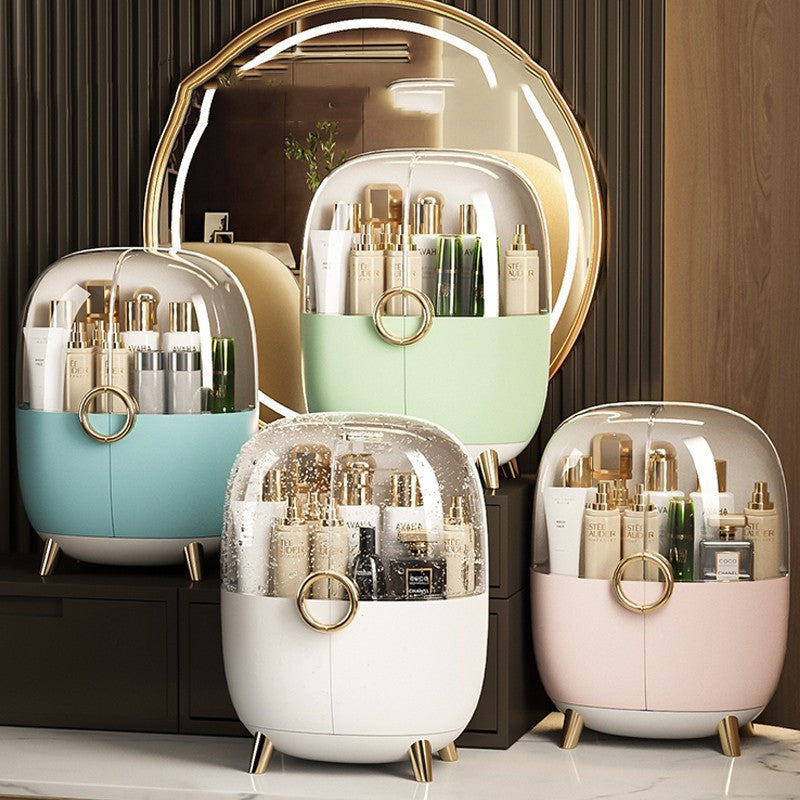 Light Luxury Desktop Macaron Color Cosmetics Storage Box-1